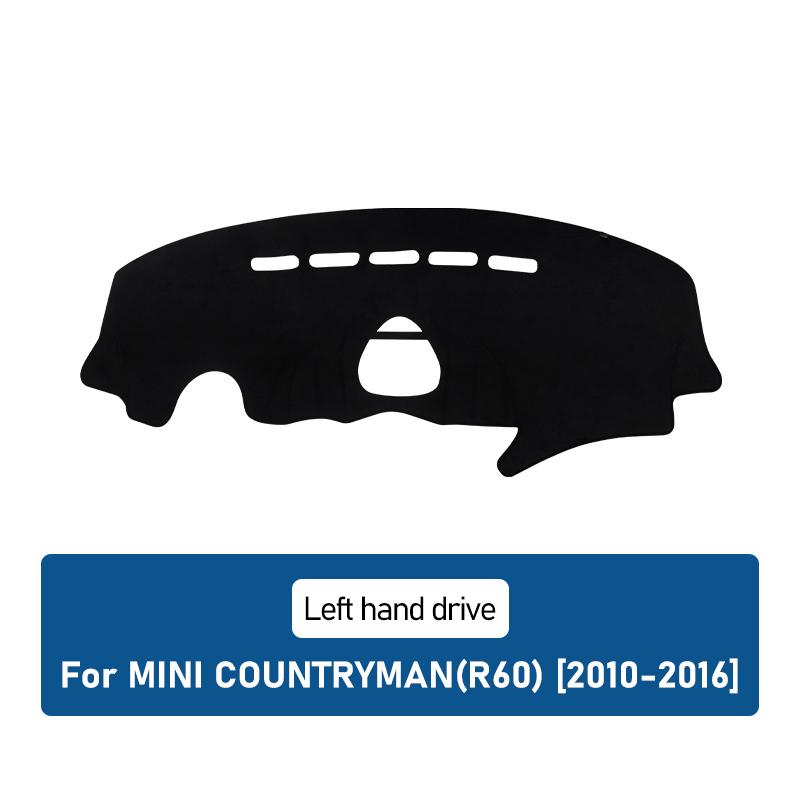 Flannel Car Anti Slip Mat Dashboard Mat Pad Dashmat Carpet Cover for Mini Cooper Countryman R55 R56 R60 Accessories