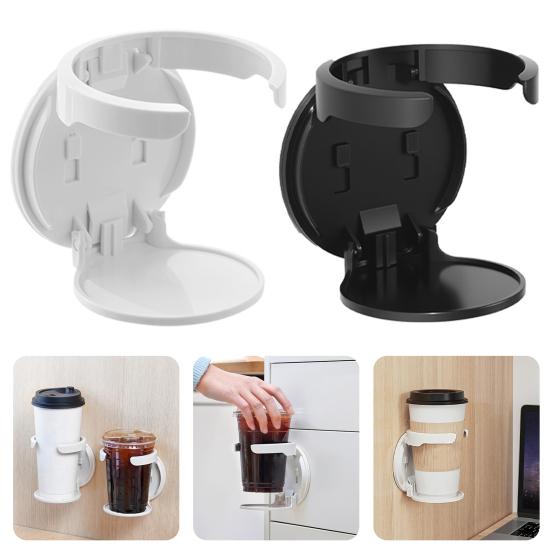 Настенный держатель для стаканов, экономящий место органайзер, складная конструкция, портативная стойка для хранения бутылок, органайзер для стаканов в общежитии