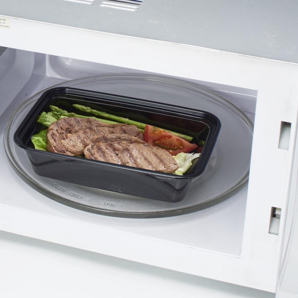 Набор из 10 контейнеров для хранения еды для приготовления блюд, штабелируемые, для микроволновой печи и посудомоечной машины, не содержат БФА, контейнеры для ланча с прозрачными крышками, модульные