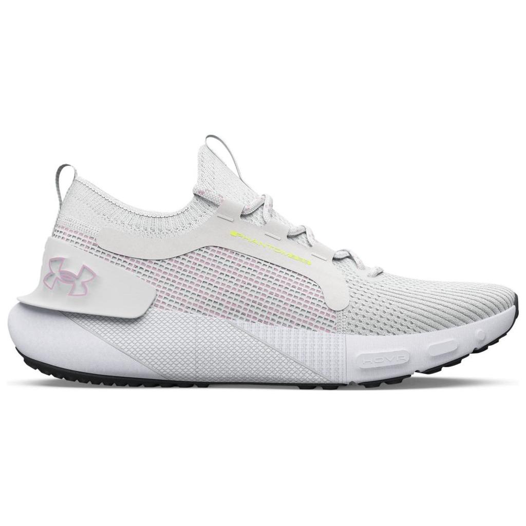 Under Armour HOVR Phantom 3 SE Grey Mist Yellow Ray Women Sneakers Fresh-Orchid 3026584-105