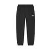 Solid Color Comfortable Soft Knitted Sports Pants Men Bottoms Black F51M429606ABK