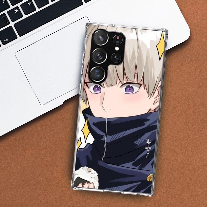 Kaisen J-Jujutsu Инумаки Тоге Чехол для телефона Samsung Galaxy S25 S24 S23 Plus S22 Ultra S21 S20 FE S10 + S25 Edge Funda Shell Coq