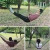 Гамак для кемпинга, гамаки, портативный сетчатый гамак на открытом воздухе, тканый из нейлона