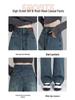 2025 Trendy Slimming High Waist Wide Leg Jeans for Women - Petite Fit, Straight Cut, Loose Pants