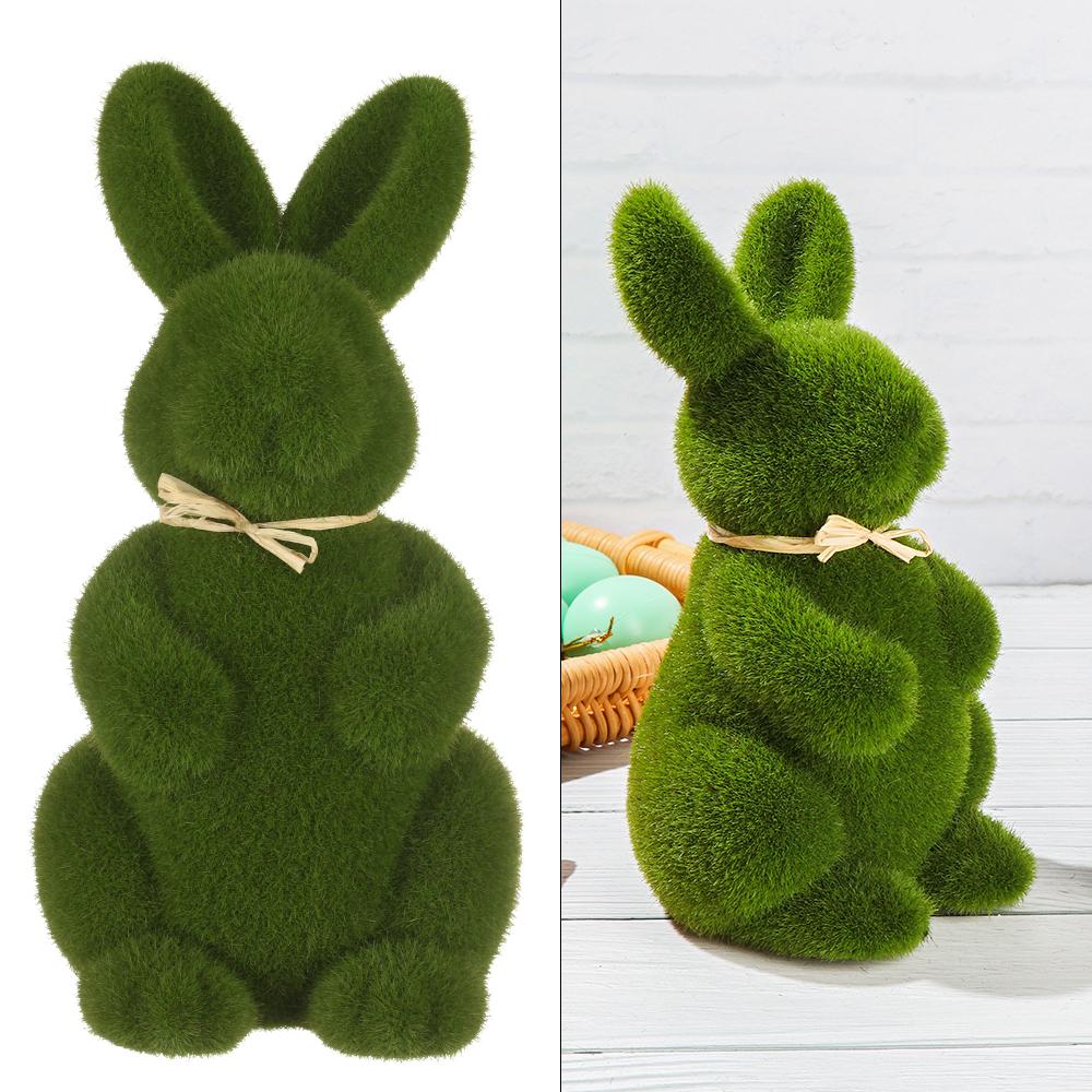 Товары для праздника, лучший подарок, зеленый кролик, счастливые пасхальные украшения, пасхальный кролик, украшение для дома