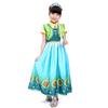 Костюм для детской вечеринки на Хэллоуин, платье принцессы Анны из «Холодного сердца», детский костюм для выступления