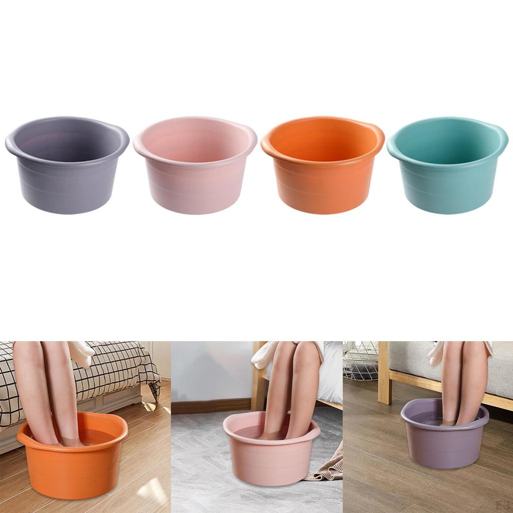 Ведро для ванночки для ног, спа-тазика, прочное, с выпуклыми точками, многофункциональное педикюрное средство высотой 19 см.