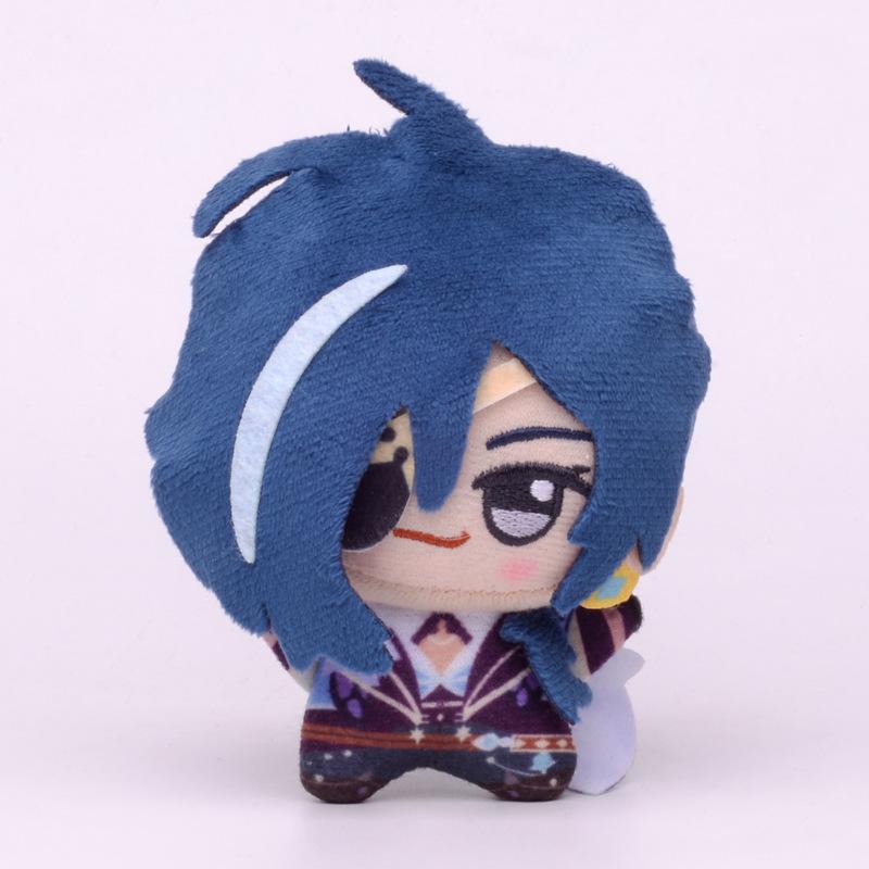 10cm Genshin Impact Tartaglia Zhong Li Yae Miko Venti Xiao Eula Razor Plush Pendant Toy Doll Backpack Accessorie Gift