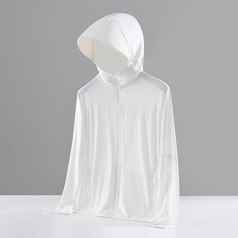 Унисекс куртка с защитой от солнца UPF50+ из ледяного шелка - Дышащая, с защитой от УФ-лучей, Тонкая экипировка для велоспорта