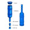20/50ML Bicycle Portable Oil Container Heavy Duty Aluminum Alloy M5/M7 Dual Connectors Road Mountain Bike Hydraulic Disc Brake Bleed