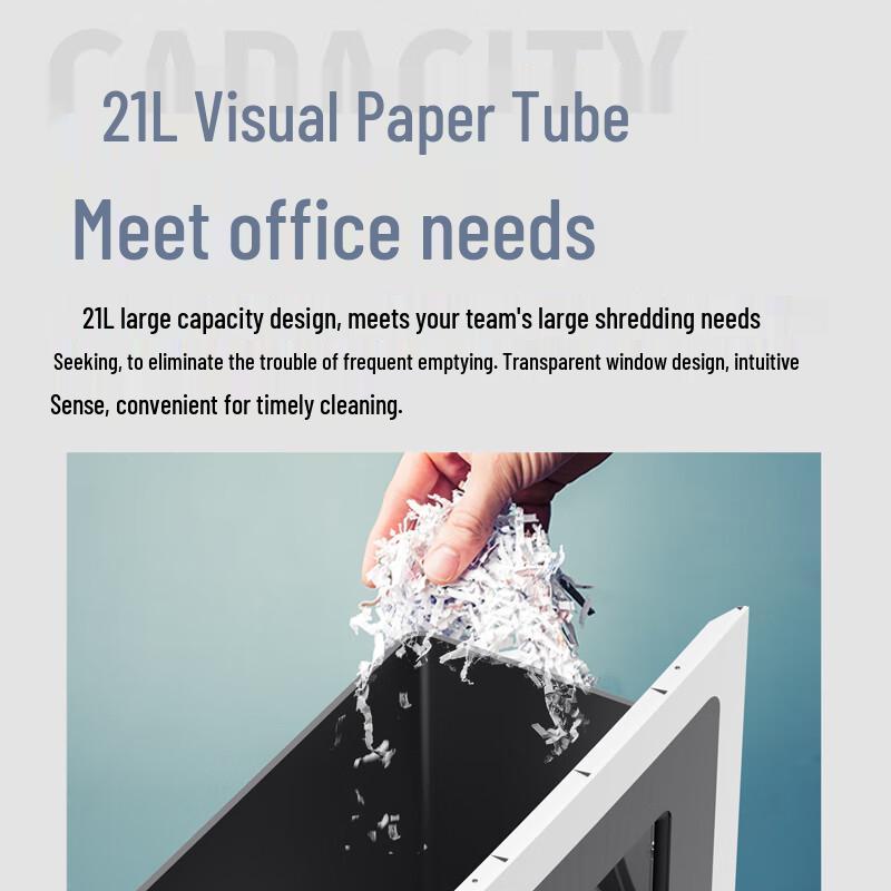 Deli 9915 P-5 Micro-Cut 10-Sheet Office Shredder