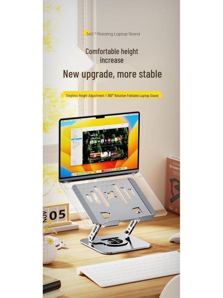 Kezhan Adjustable Laptop/Tablet Stand - Perfect for iPads, Streaming, and Viewing.