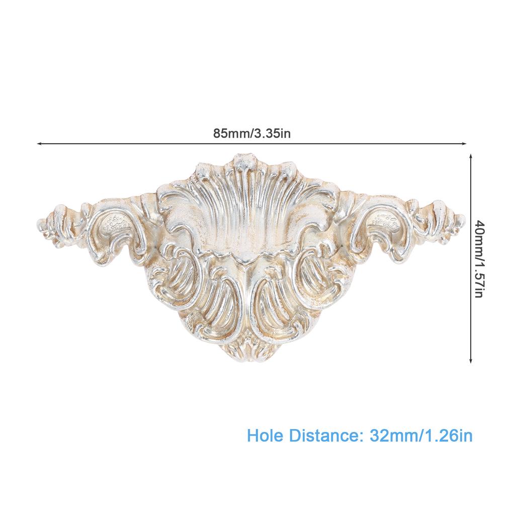 DRELD Антикварная ручка для двери шкафа Мебельная ручка Ретро Серебряная Ручка для ящика Садовая Классическая ручка-кнопка Декор для дома 32/96/128 ММ