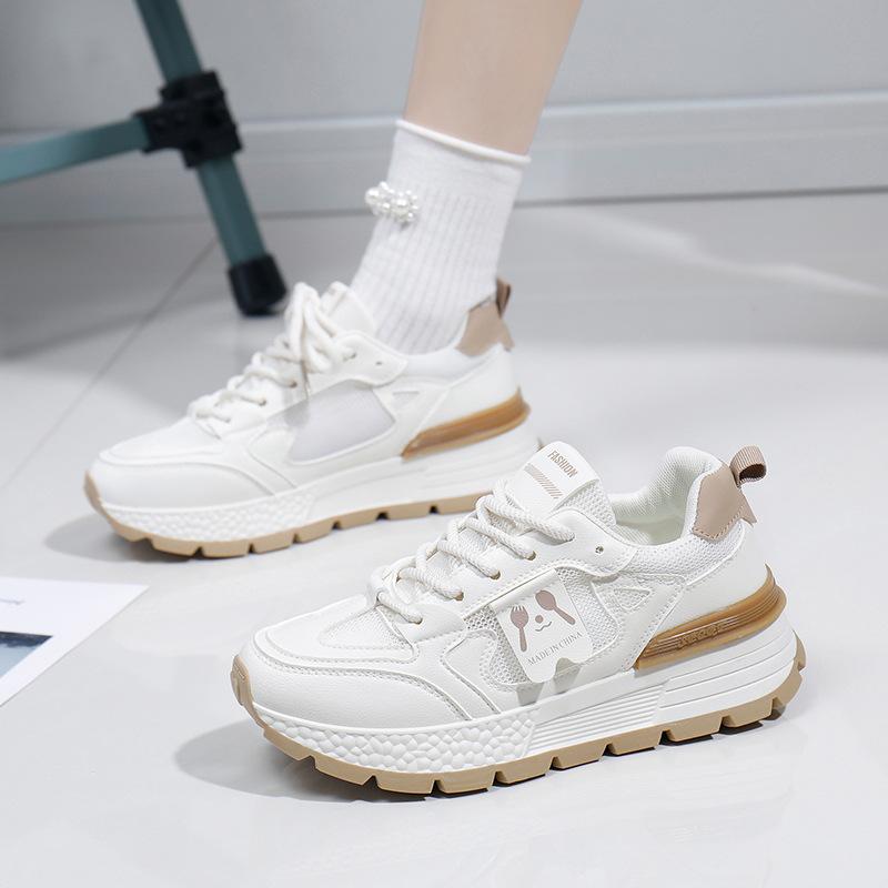 Платформа Папа Обувь Весна Новые Уличные Snap Студент Бег Кроссовки Высота Увеличивающие Досуг