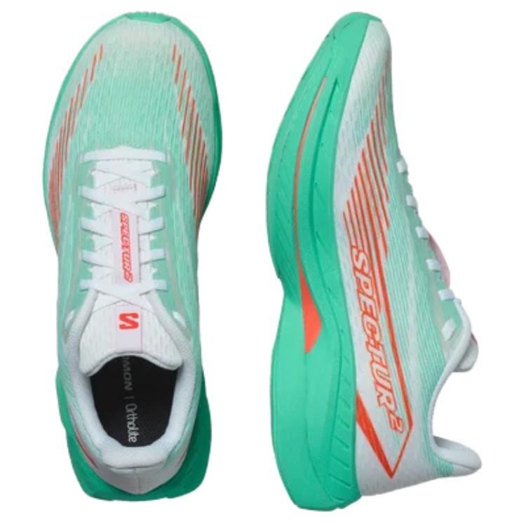 SALOMON Spectur 2 Electric Green Cherry Tomato Women Sneakers Bay L47567000