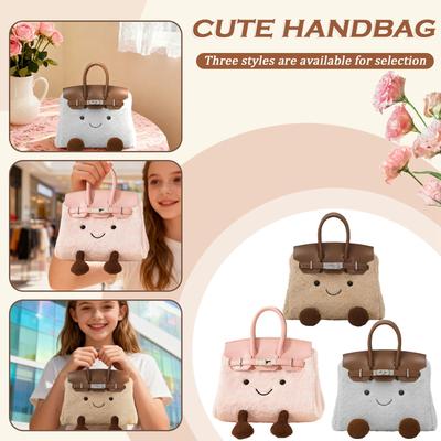 Милая плюшевая сумка для хранения, можно хранить косметику, мобильные телефоны и компьютеры, красивая сумка для хранения косметики