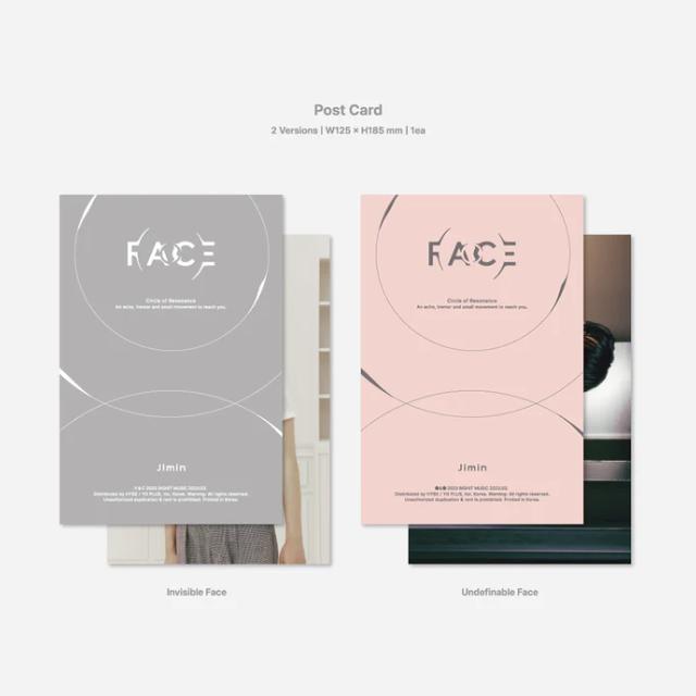 BTS Сольный альбом Чимина Face Standard ver.