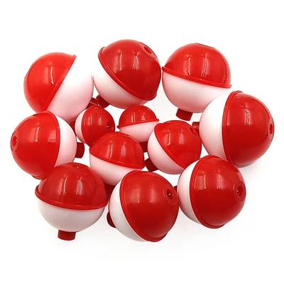 10PCS ABS Snap-on Fishing Floats Hard Fishing Bobber Bulk Fishing Tackle Fishing Buoy  Carp