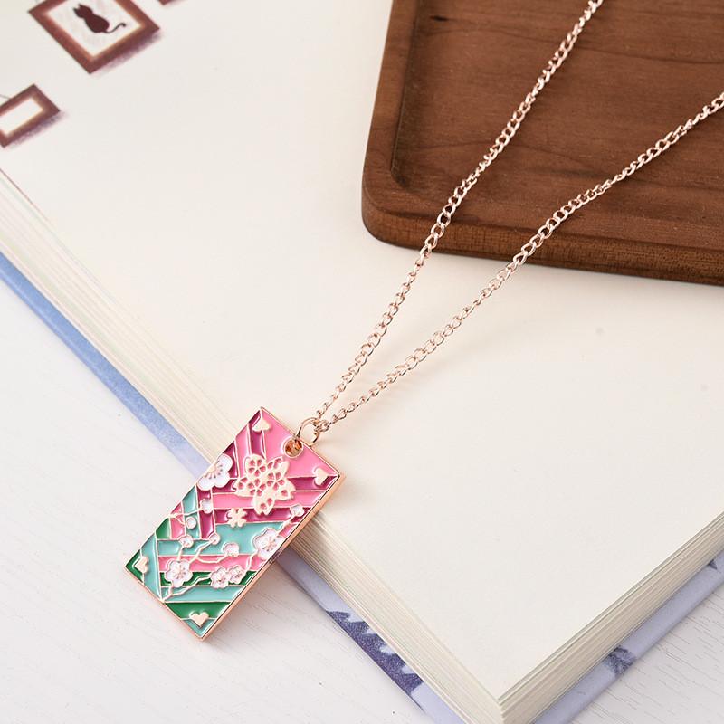 Ожерелье Kimetsu No Yaiba с подвеской в виде мультяшного персонажа для подарка