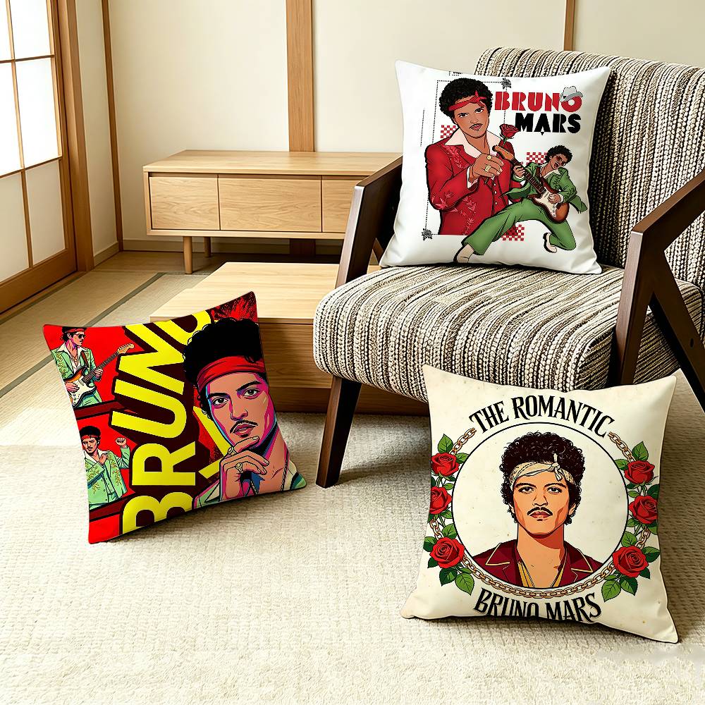 COOL The ROMATIC BBruno Mars Pillow Case Pattern Printed Pillowcase For Living Room Sofa Cushion Cover