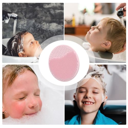 Силиконовая детская мочалка, Массажер для кожи головы для младенцев, Детская расческа-щетка для волос, Щетка для мытья детских волос, Силиконовая мочалка для тела, Щетка для облегчения сухости кожи у младенцев,