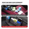 Leather Car Seat Gap Water Cup Holder Box Storage Bag For Ford Escape Ecosport Fusion Explorer Expedition Taurus