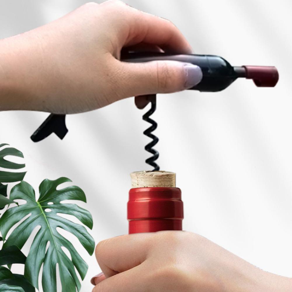 Wine Opener, Bottle Opener, Corkscrew Wine Bottle Opener, 2 Pack Manual Beer Bottle Opener, Fridge Magnet Beer Opener and Wine Opener Gift