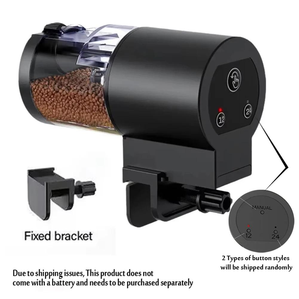Aquarium Feeder 100ml Smart Timed Feeder, Automatic Fish and Turtle Food Dispenser for Aquariums, Ideal for Vacation Use
