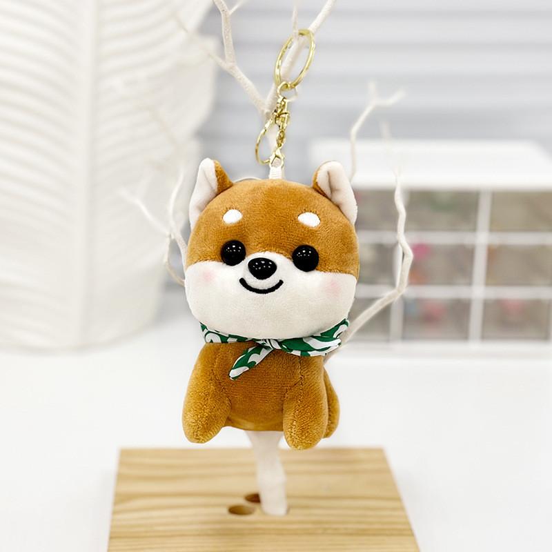 Cute Plush Otter Keychain Charm Fluffy Animal Bag Pendant Perfect For Gifts