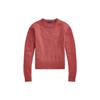 Polo SS23 Solid Color Crew Neck Sweater Women Sweater Red WMPOSWENC020124-600