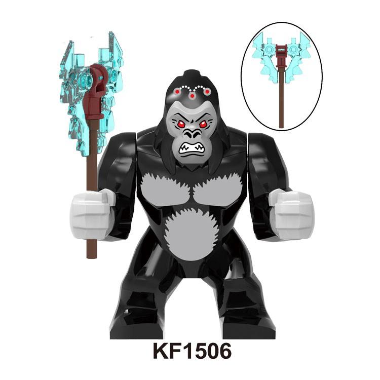 Кинг Конг против. Минифигурки Большая Фигура Строительные Блоки KF1506-1507 Игрушки