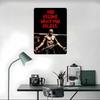 ММА Андерсон Силва Печатный плакат Настраиваемое настенное искусство Ретро Винтаж Металлические жестяные таблички для украшения домашнего интерьера Гостиная