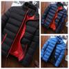 Winter New Thick Men Warm Parka Jackets Casual Men's Outwear Coats Solid Stand Collar Male Windbreak Cotton Padded Down Jacket