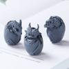 Dragon Egg Resin Mold Epoxy Silicon Fondant Molds Cute 3D Dragon Keychain DIY Crafts Ornaments Casting Animals Mould
