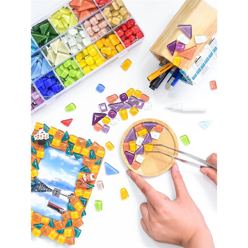 DIY Creative Mosaic Toy Kit with Crystal Beads for Girls