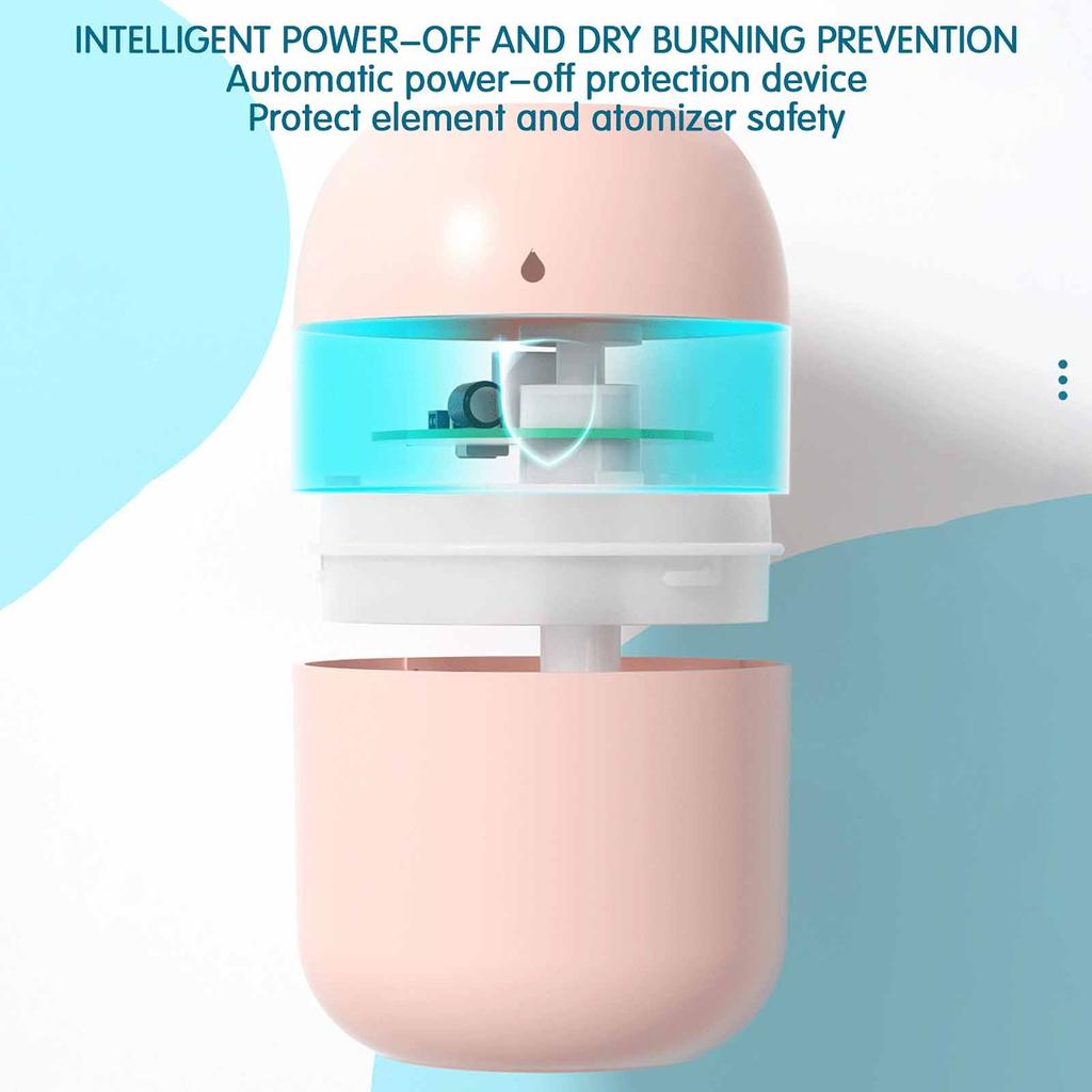 Портативный USB-увлажнитель для дома и спальни, бесшумный спрей, большой туман, мини-распылитель