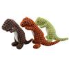 Indestructible Robust Dino Cute Squeaky Dog Toy Unbreakable Stuffed Plush Dog Toy Soft Pet Plush Toy for Aggressive Chewers