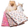 Print Paw Pet Soft Blanket Dog Cat Beds Coral Fleece Mat Warm Pets Products