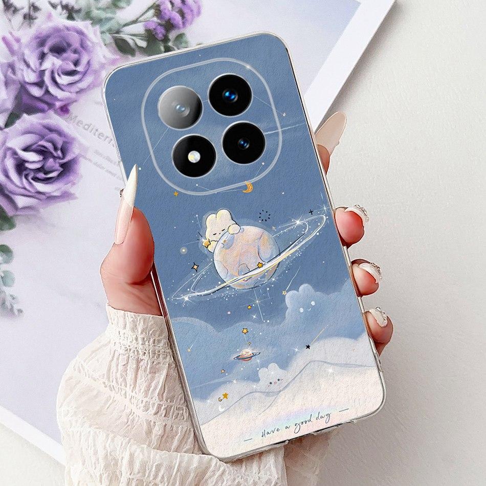 For Xiaomi Redmi Note 14 Pro+ Elegant Floral Butterfly Phone Case For Redmi Note14 Pro Plus 5G Soft Silicone TPU Cases