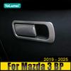 For Mazda 3 BP 2025 2024 2023 2022 2021 2020 2019 Car Copilot Glove Box Handle Trim Cover Frame Mouldings Modification Sticker