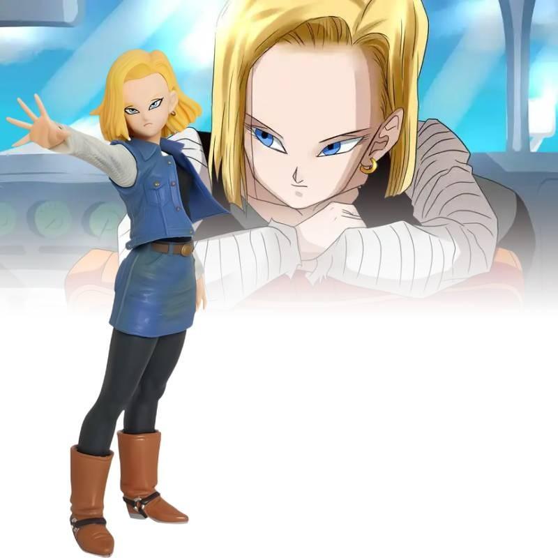 Stunning Seven Dragon Balls Super Saiyan Figurine Android 17 And 18 Pvc Model