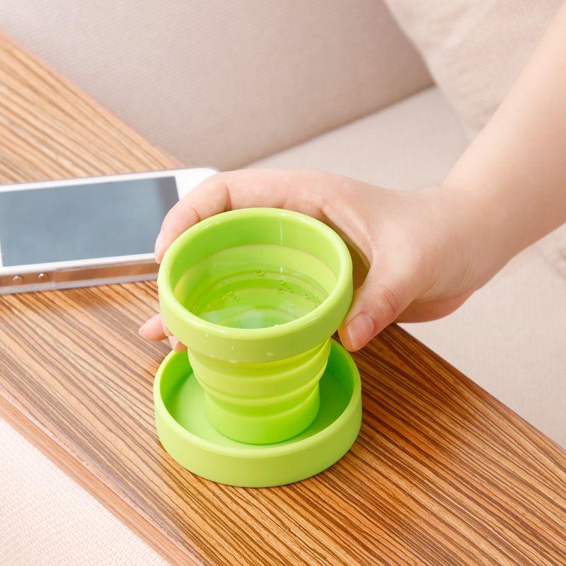 Portable Foldable Silicone Cup: On-the-Go, Food-Grade, Ideal for Outdoor Use and Mouthwash