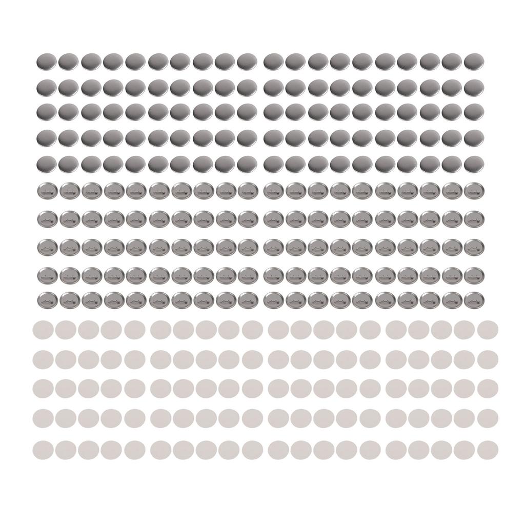 100 комплектов пустых круглых значков для доставки, набор многоцелевых инновационных металлических кнопок для значков «сделай сам»