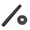Shower Head Extension Arm Wall Mount Stainless Steel Black Matte Easy Install Shower Pipe Extender