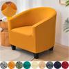 Эластичный чехол для дивана из спандекса Relax Stretch Single Seater Club Couch Slipcover для гостиной Non Slip Chair Protector Cover