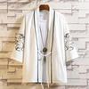 Chinese Men's Hanfu Japanese Kimono Cardigan Jacket Ancient Style Ukiyoe Ancient Costume Robe Cape