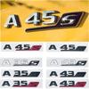 ABS Для Mercedes Benz A35 45 43 AMG W177 W176 A35 A45 A45S TURBO 4MATIC Наклейки-эмблемы с буквами на багажник автомобиля Аксессуары