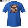 Angry Owl Coffee Shirt | Grumpy Morning Bird With Mug T-Shirt Unisex Shirt