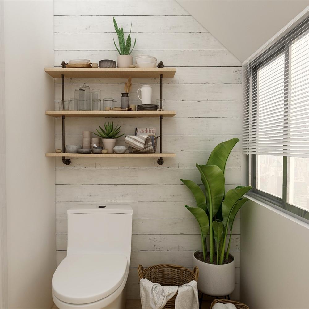 Классические Белые Серые Деревянные Бумажные Самоклеящиеся Съемные Деревянные Обои-наклейки Декоративные Наклейки для Украшения Гостиной