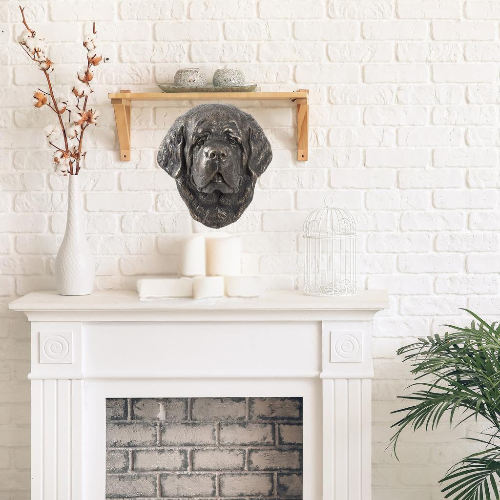 St. Bernard, Saint Bernard, Alpine Mastiff, Bernhardiner - Dog Statue, Hanging Bust, Unique Decoration for Dog Lover by Art-Dog Brand